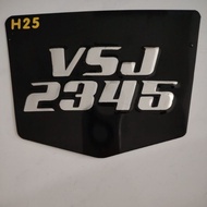 No plate motor ketuk (H25)