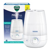 Vicks 1 Gallon Filter Free Cool Mist Humidifier , 400 Sq Ft , White , Vul545