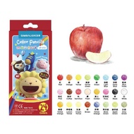 Japan New Connection Lion CP-24A 24 Colors Six-Color Pencil (Cream Paper Box)