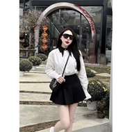 BIGSIZE, NEW HOT 2-LAYER STONE-NECKLACE SHIRT, BIGSIZE 60-90kg