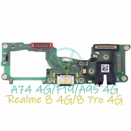 Charger USB Charging Port Board Dock Plug Socket Jack Connector Flex Cable For OPPO A74 4G / F19 / A
