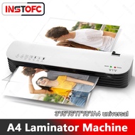 SL299 Hot and Cold Laminator Machine for A4 Document Photo Plastic Film Roll Laminator with Sheets