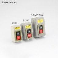 jingyuxiub Start Button Switch AC380V Three-phase BS211B BS216B BS230B Motor Control Start Stop Swit