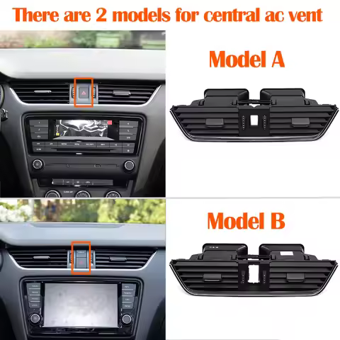 Car Front Left Right Rear Air Conditioner AC Vent Grille Assembly For Skoda Octavia 2015-2021 5E0820