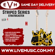 EVH Striped Series Stratocaster Electric Guitar Maple FB