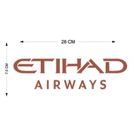 Etihad Airways Sponsor Sticker - Iron On Sticker