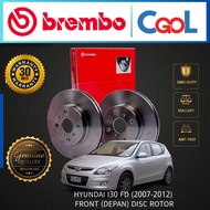 HYUNDAI I30 FD (2007-2012) FRONT     DISC  ROTOR  BREMBO