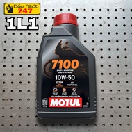 Combo 1L1 Dầu nhớt Motul 4T 7100 10w50