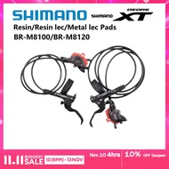 ชิมาโนะ DEORE XT M8120เบรกแบบลูกสูบ4ตัว M8100 2ตำแหน่งชุดดิสก์เบรกไฮดรอลิคเบรคสำหรับจักรยานเสือภูเขา
