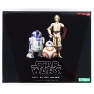 R2D2 C3PO BB8 - Star Wars 1/10th Scale Pre-Painted Model Kit KA00027