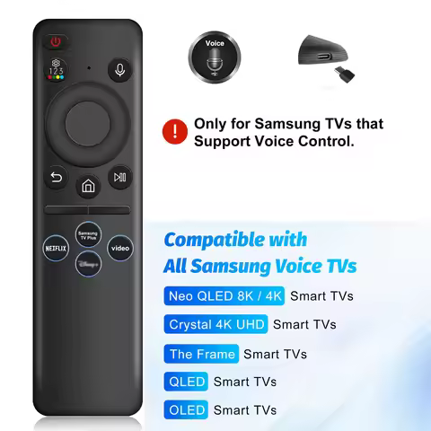Replacement Remote Control for Samsung Smart TV Universal Voice Remote Control for Samsung Voice TV