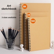 Mandik Multi-size Sketchbook, A4/8K/16K Thick Drawing Notebook for Artists