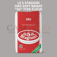Le 5 Stagioni Oro Tipo “00” Soft Wheat Flour Premium Italian Flour for Pizza, Bread & Pasta