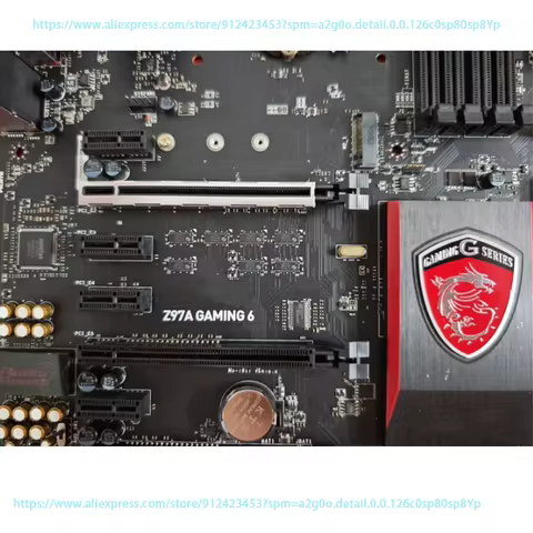 For MSI Z97A GAMING 6 LGA1150 ATX Z97 DDR3 Max 32GB PCIe3.0 M.2 HDMI DVI VGA Fit Intel 4 Gen Core CP
