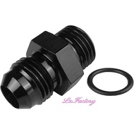 Male Adapter Fitting Black ORB-6 ORB-10 ORB-10 O-ring Boss to AN6 6AN AN8 8AN AN1010AN 6061-T6 alumi