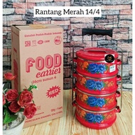 Rantang Maspion Merah Susun 4 / Rantang Maspion Merah / Rantang Enamel