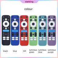 Star Silicone Remote Control Guard Shock Absorption Case for onn TVbox 4Kpro TVs