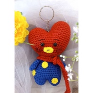 GANTUNGAN Bag Hanger Tata BT21 Keychain/ V BT21/ Keychain V BT21 Bag Charm/