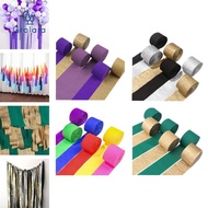 [nvnrbso] 6 Rolls Crepe Paper Streamers Crepe Paper Roll for Mother's Day Father's Day