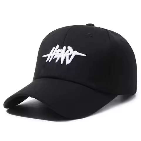 3D Embroidered "HEART" Text Baseball Cap