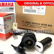 HOUSE + USB CHARGER SET NMAX, AEROX 155, XMAX, LEXI, FREEGO ORIGINAL YAMAHA BB8-H254B-00+90798-C0178