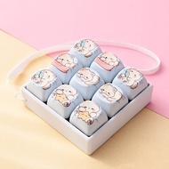 Aoduoyaya Cat Paws Fidget Clicker Keychain Finger Button Clicky Button Keyboard Fidget Keyring Key C