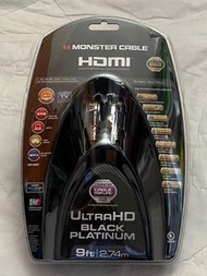 Monster HDMI UltraHD Black Platinum 9ft