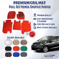 Premium Customized Single Color Coil Car Mats Honda Shuttle Hybrid