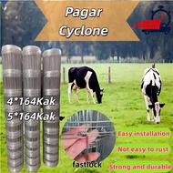 Pagar Cyclone 50meter 4/5Kaki Pagar Kambing Cyclone Fence Galvanised Pagar Cyclone Pagar Lembu