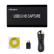 USB 3.0 Type-C USB-C HDMI HD Game Video Capture Card Box with HDMI Loop-Out 1080P 60FPS Game Recorde