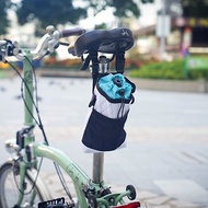 Brompton 兩用自行車坐墊包 - X-PAC (美國面料) 白/土耳其綠