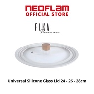 NEOFLAM FIKA Universal Silicone Glass Lid (For 24cm, 26cm, 28cm Cookware)
