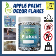 Apple Decor Colour Flake ONLY for Epoxy Flake Coating /Cat Serpihan berwarna Lantai Tandas /Waterproofing