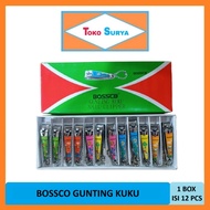 Bossco Nail Clipper 1 Box x 12 Pcs