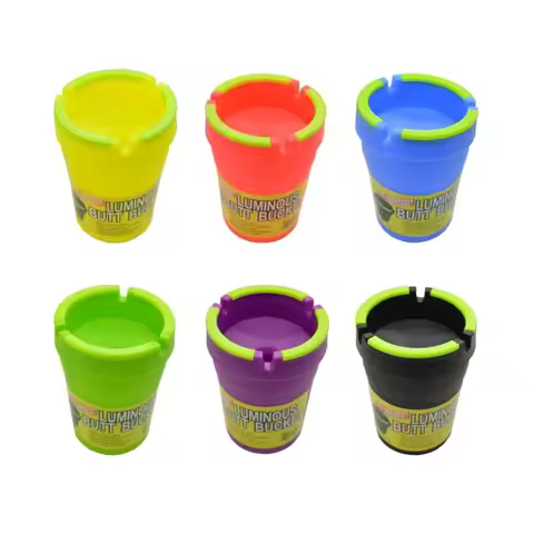 New car luminous ashtray portable ashtray creative funnel plastic ashtray Ashtray
