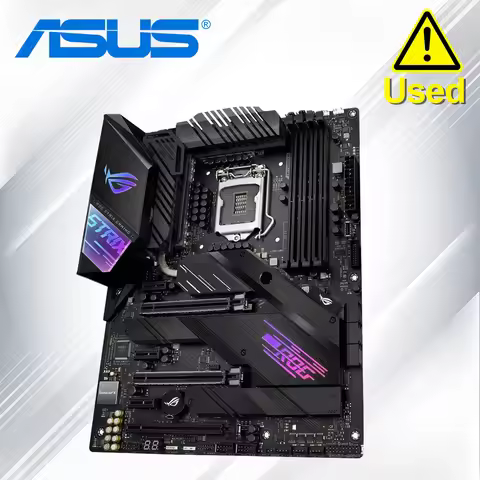 LGA 1200 Intel Z490 Motherboard ASUS ROG STRIX Z490-E GAMING DDR4 128GB M.2 PCI-E 3.0 USB3.2 ATX For