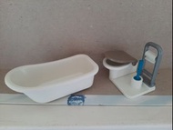 playmobil 浴室浴缸厠所組合 bathroom bath tub toilet set