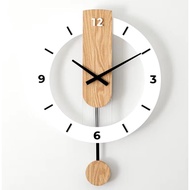 Jam dinding asthetic Nordic style Hiasan ruang tamu harga paling murah