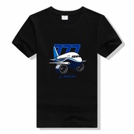 COD- T-Shirt Printed With BOEING 737 Airplane Pattern Summer Fashion For Men747777 Size S-5XL