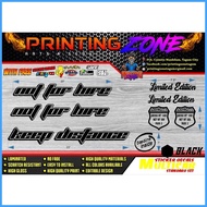 ✔️ ❖ ۩ Multicab Standard marking Sticker Decals Set (CAPACITY, NOT FOR HIRE, KEEP DISTANCE)cut-out