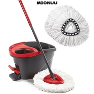 MIONUU Mop Head Triangle Spin Mop For O-Cedar/Vileda Microfiber for O-Cedar/Vileda