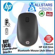 HP 410 Slim Bluetooth Mouse (Ash Silver) / Multi-Surface Sensor, 1000-2000dpi (4M0X5AA#UUF) (Warrant