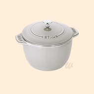 💚Staub Fabo Cast Iron Enamel Pot Battle Kettle 16cm Enamel Cast Iron Pot Round Cast Iron Rice Kettle