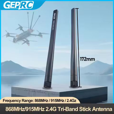 1PCS/2PCS GEPRC 868MHz/915MHz 2.4G Tri-Band Stick Antenna High Frequency SMA Connector for Long Rang