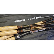 ❤มีจำนวนจำกัด❤ คันหน้าดิน WEEBASS 1980 MBA CLASSIC Action MEDIUM HEAVY (MH) Line 18-35lb Lure 80-150
