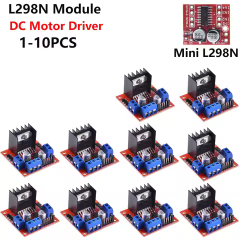 L298N DC Motor Driver Module L298N Stepper Motor Smart Car Robot Breadboard Peltier High Power L298