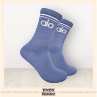 LONG SOCKS ALO OLDSCHOOL SPORT MOTIFbiru