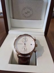 About Vintage 1815 Rose Gold Chronograph w/ Brown Strap