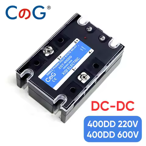 CG SSR-400DD Single Phase Solid State Relay Module 400A DC to DC 3-32VDC Input 5-220VDC/5-600VDC Out