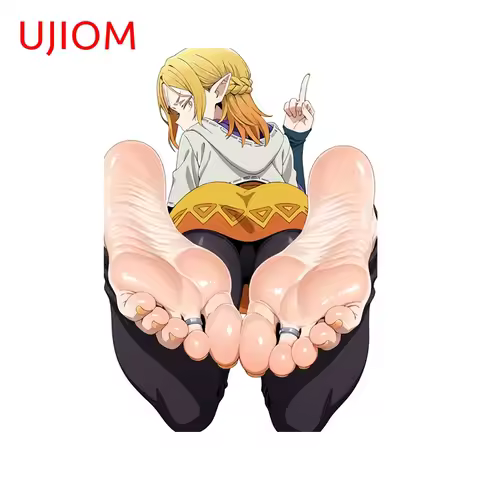 UJIOM Beautiful Isekai Ojisan Hentai Wall Stickers Personality Anime Girl Feet Decals Colorful Bedro